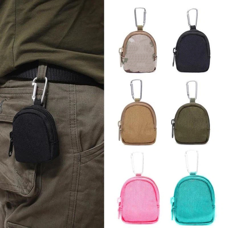 Edc Carry Coins - Portachiavi Tattico EDC per Uomo, Portamonete